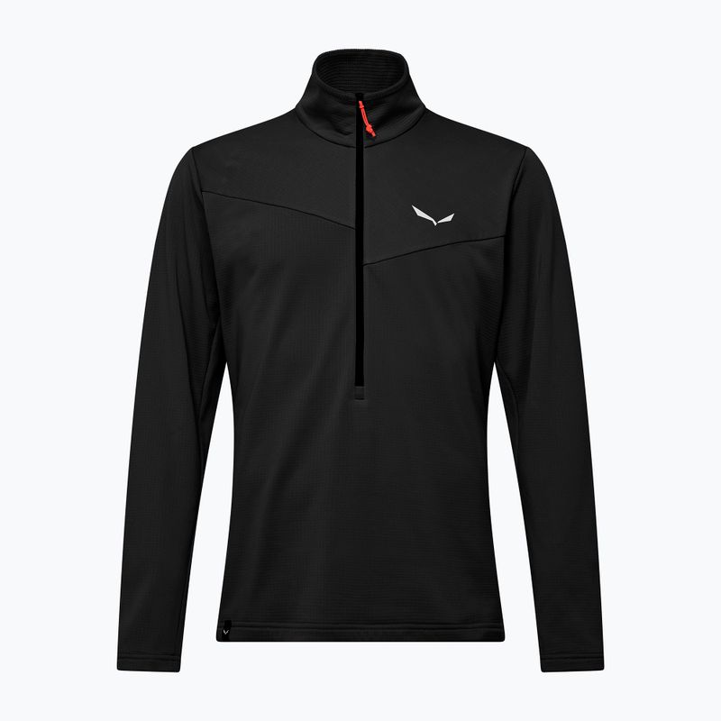Bluză de trekking pentru bărbați Salewa Puez Cammio Polarlite Half Zip Black Out 6