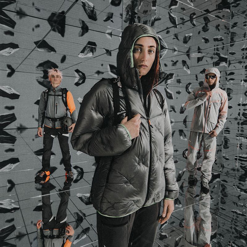 Geacă cu puf pentru femei Salewa Nxt Rds quiet shade 10