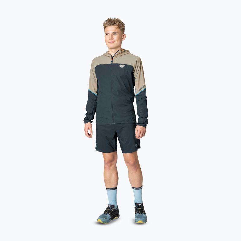 Geacă de alergare pentru bărbați DYNAFIT Alpine Wind rock khaki 2