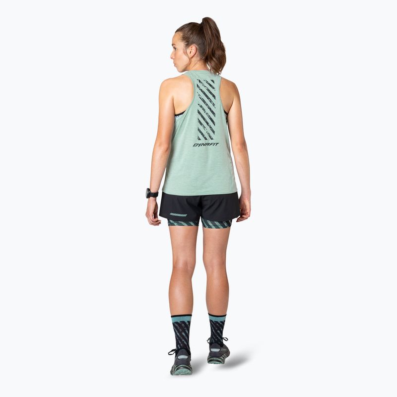 Pantaloni scurți de alergare pentru femei DYNAFIT Trail 2IN1 black out jadelite 2