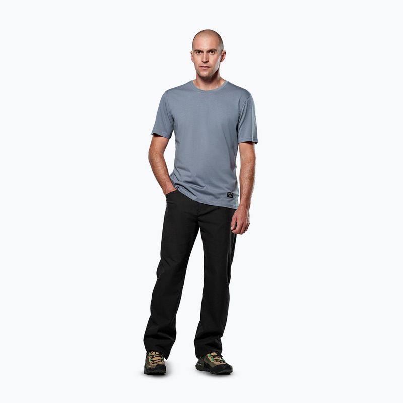 Tricou pentru bărbați Salewa Eagle Logo Patch 8100 java blue 2