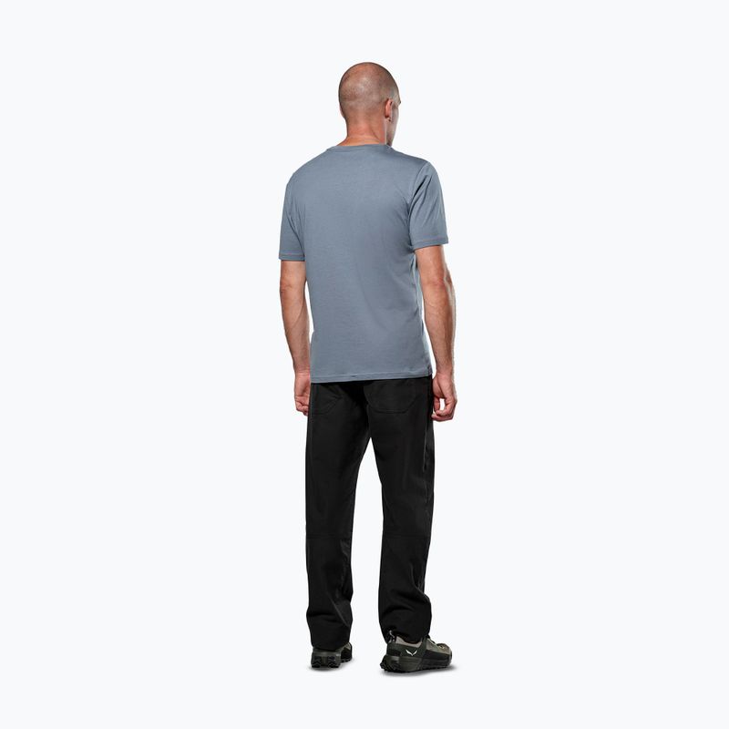 Tricou pentru bărbați Salewa Eagle Logo Patch 8100 java blue 3