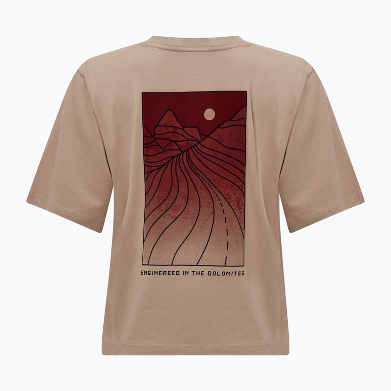 Femeii Salewa Eagle Sunset Loose quicksand T-shirt 6