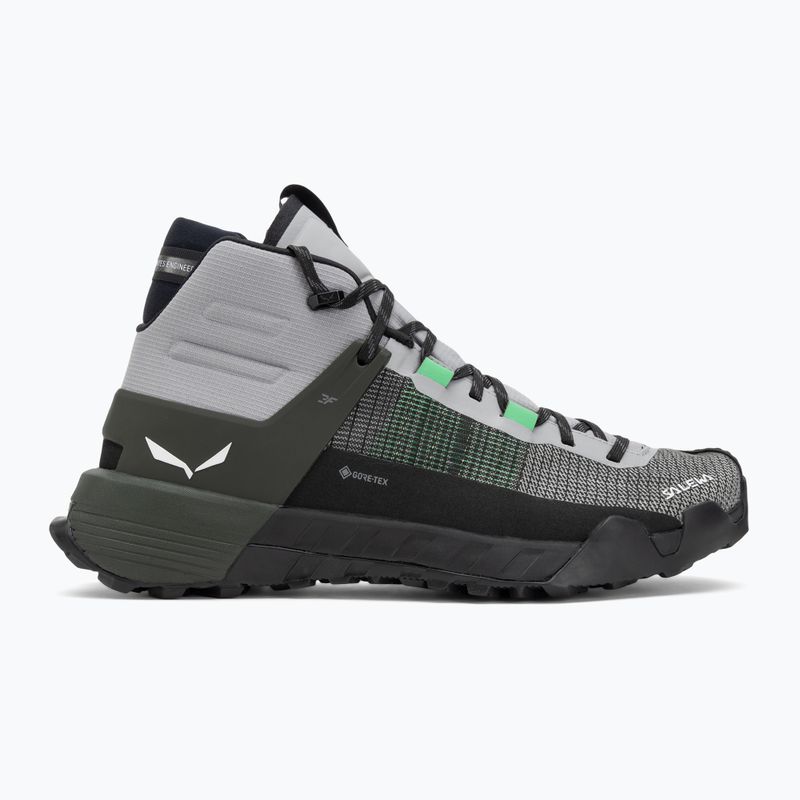 Pantofi de abordare pentru bărbați Salewa Wildfire Nxt Mid GTX aliaj / dark olive 2