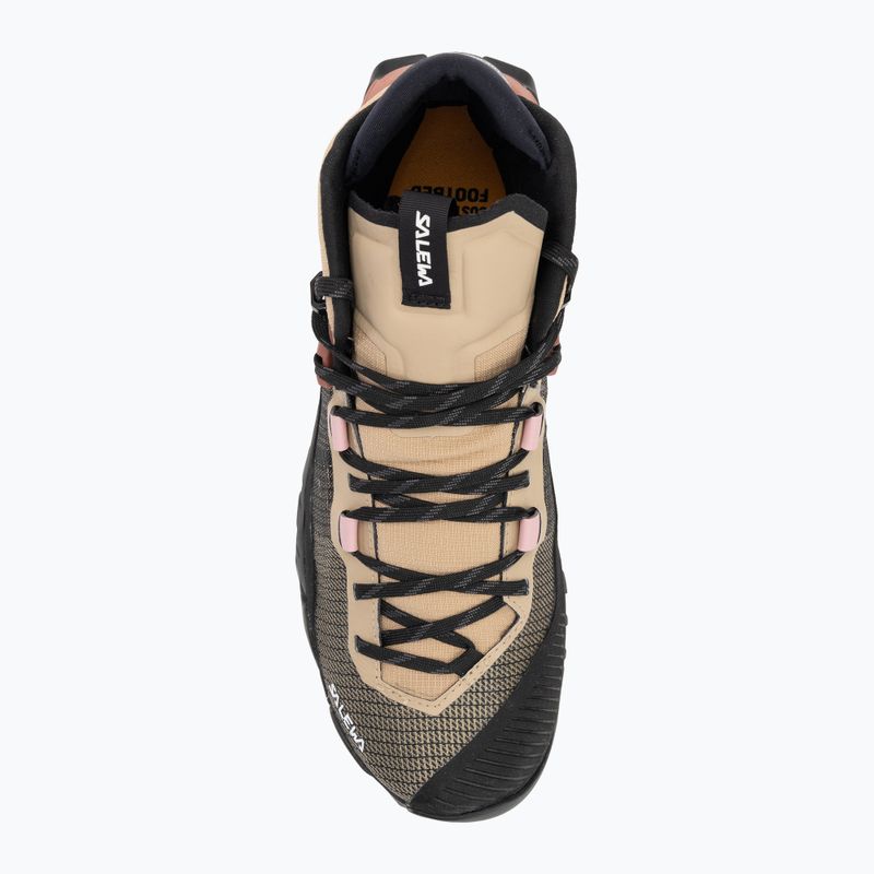 Pantofi de abordare Salewa Wildfire Nxt Mid GTX Quicksand / etruscan red pentru bărbați 5