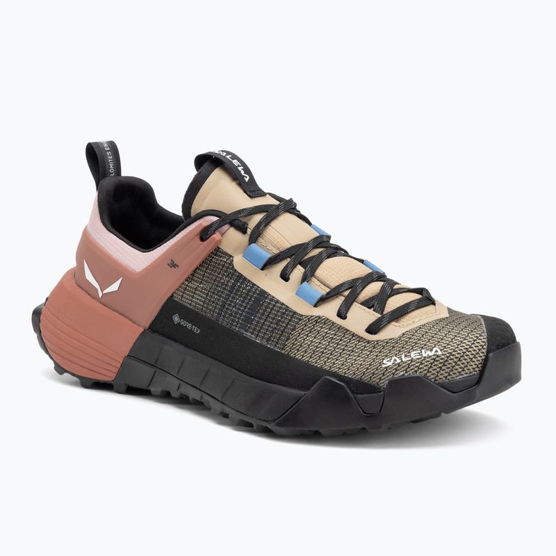 Salewa Wildfire Nxt GTX quicksand / ertuscan red pantofi de abordare pentru femei