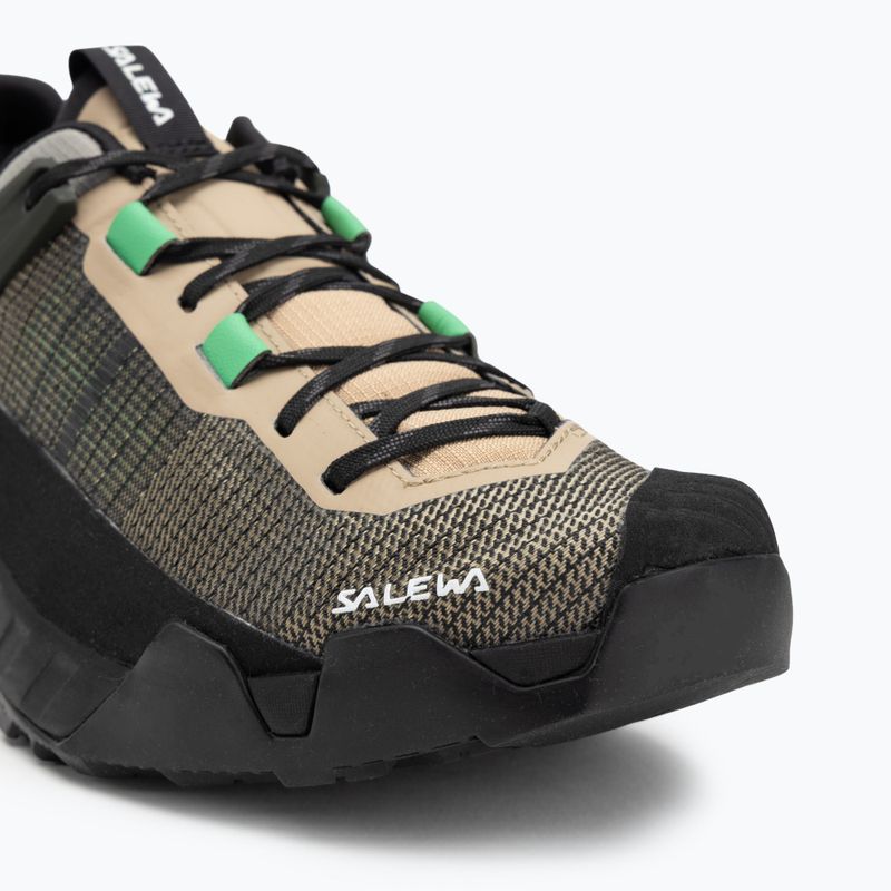 Pantofi de abordare Salewa Wildfire Nxt quicksand / dark olive pentru bărbați 7