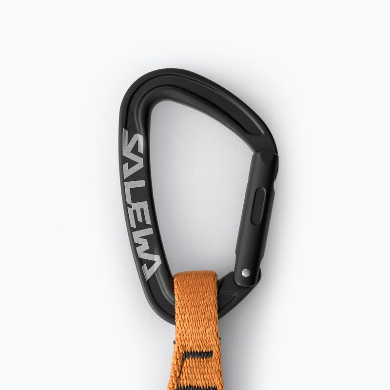 Expres de cățărare Salewa Ortles Str/Bnt 110 Qd black/orange 4