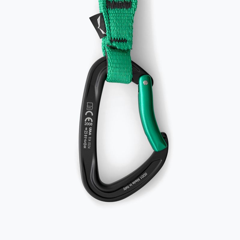 Buclă de cățărare Salewa Ortles Str/Bnt 170 Qd black/irish green 4