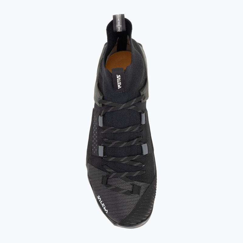 Pantofi de abordare pentru bărbați Salewa Wildfire Nxt Knit onyx / dark olive 5