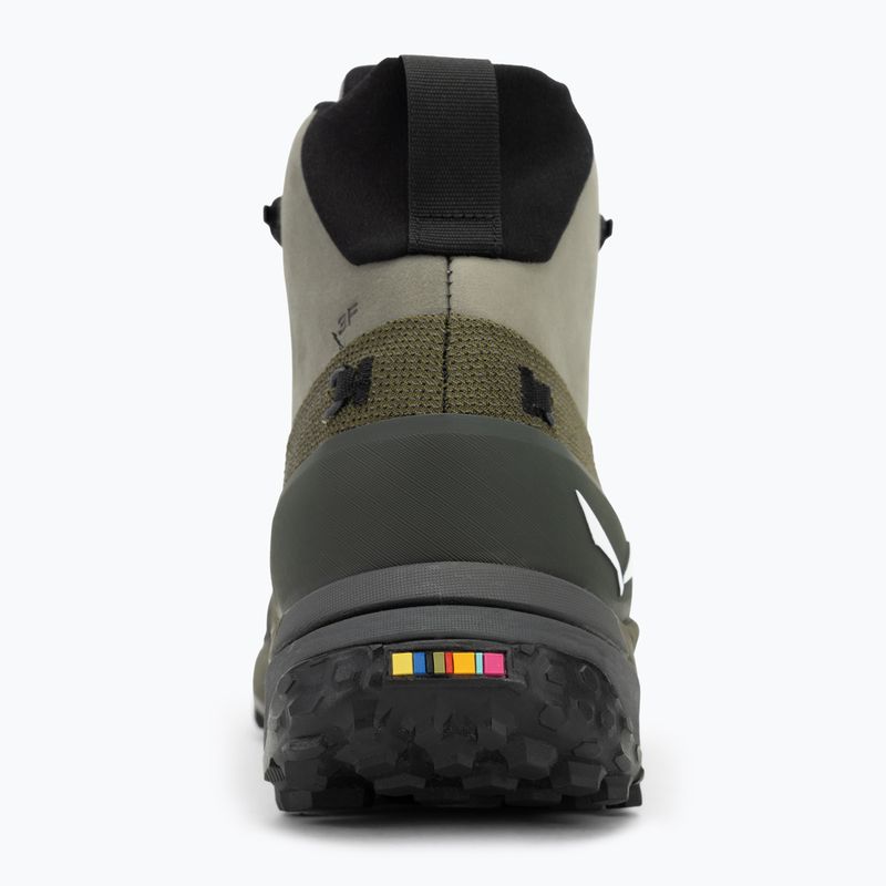 Salewa cizme de trekking pentru bărbați Puez Leather Mid Ptx shadow / dark olive 6