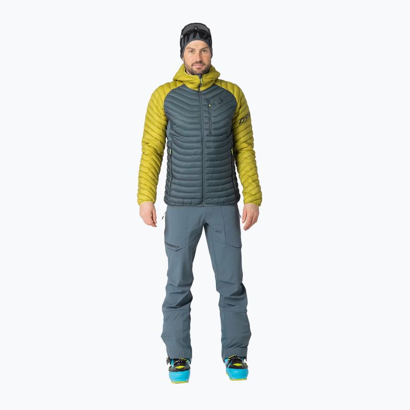 Geacă de puf pentru bărbați DYNAFIT Radical Down RDS Hooded golden lime 2