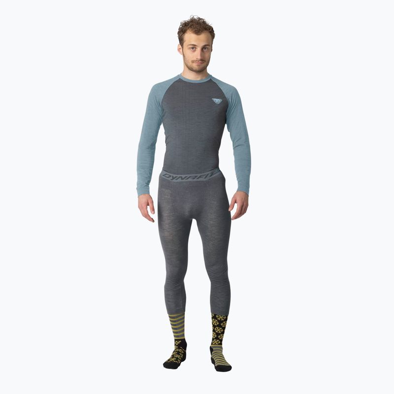 Longsleeve termoactiv pentru bărbați DYNAFIT Tour Light Merino smoke blue 2