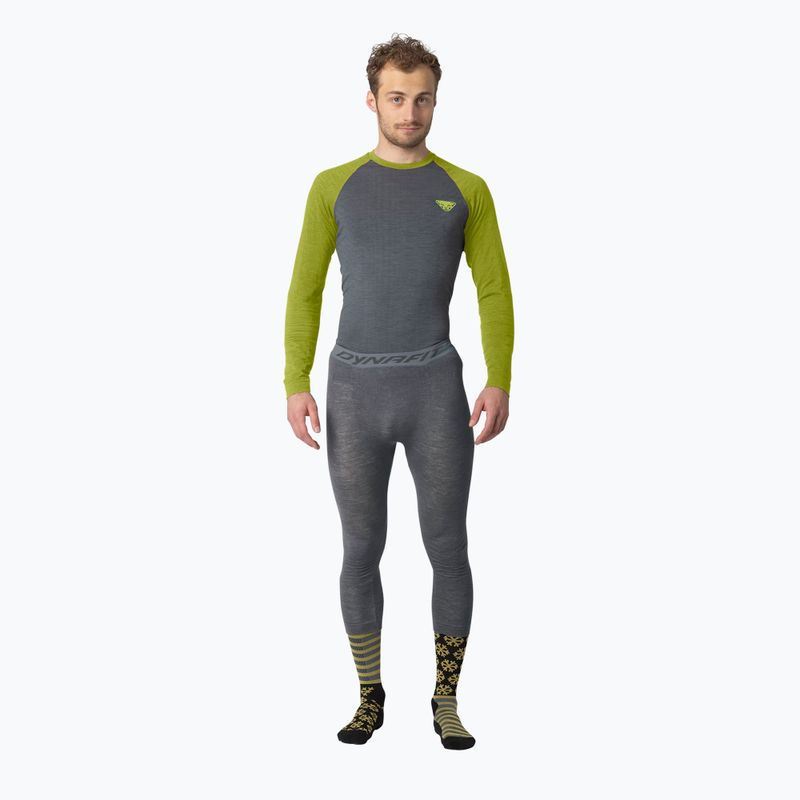 Bluză termică pentru bărbați DYNAFIT Tour Light Merino golden lime 2