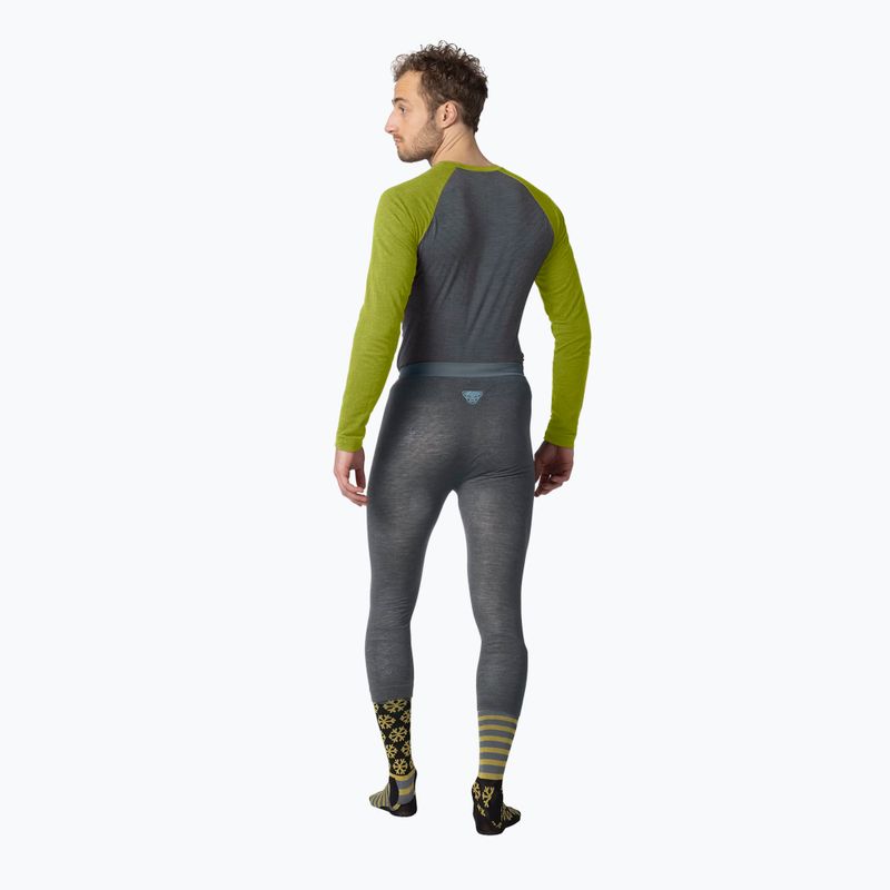 Bluză termică pentru bărbați DYNAFIT Tour Light Merino golden lime 3