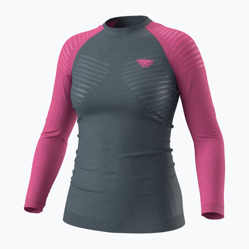 Bluză termică damă DYNAFIT Tour Light Merino magenta 4