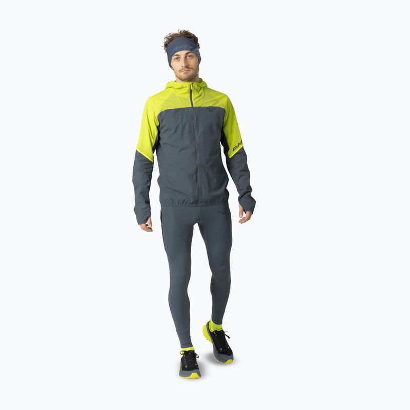 Geacă de alergare pentru bărbați DYNAFIT Alpine Wind ultra yellow 2