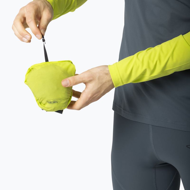 Geacă de alergare pentru bărbați DYNAFIT Alpine Wind ultra yellow 8