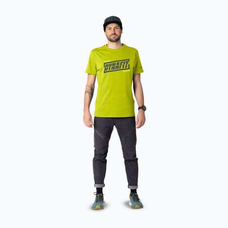 Tricou pentru bărbați DYNAFIT Graphic CO golden lime/tabloid 2
