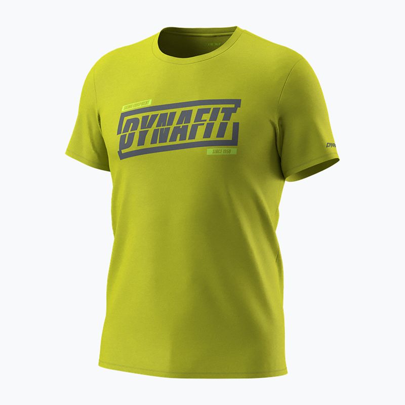 Tricou pentru bărbați DYNAFIT Graphic CO golden lime/tabloid 4