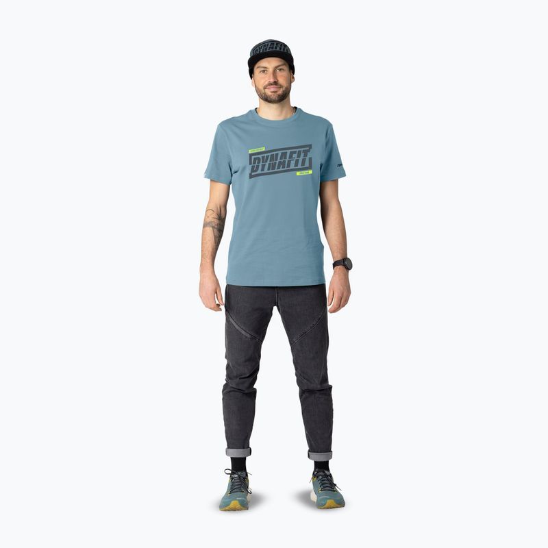 Tricou pentru bărbați DYNAFIT Graphic CO smoke blue/tabloid 2