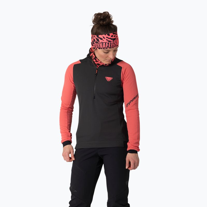 Bluză de schi de tură pentru femei DYNAFIT Blacklight Thermal 1/2 Zip cabana