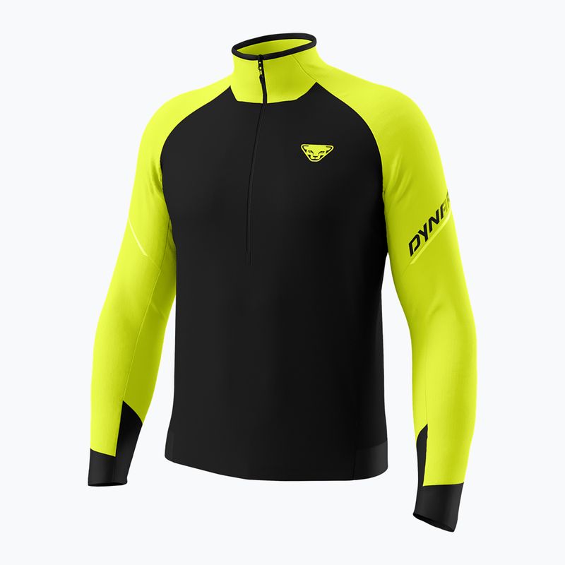 Bluză de alergare pentru bărbați DYNAFIT Alpine 1/2 Zip Tee ultra yellow/0910 4