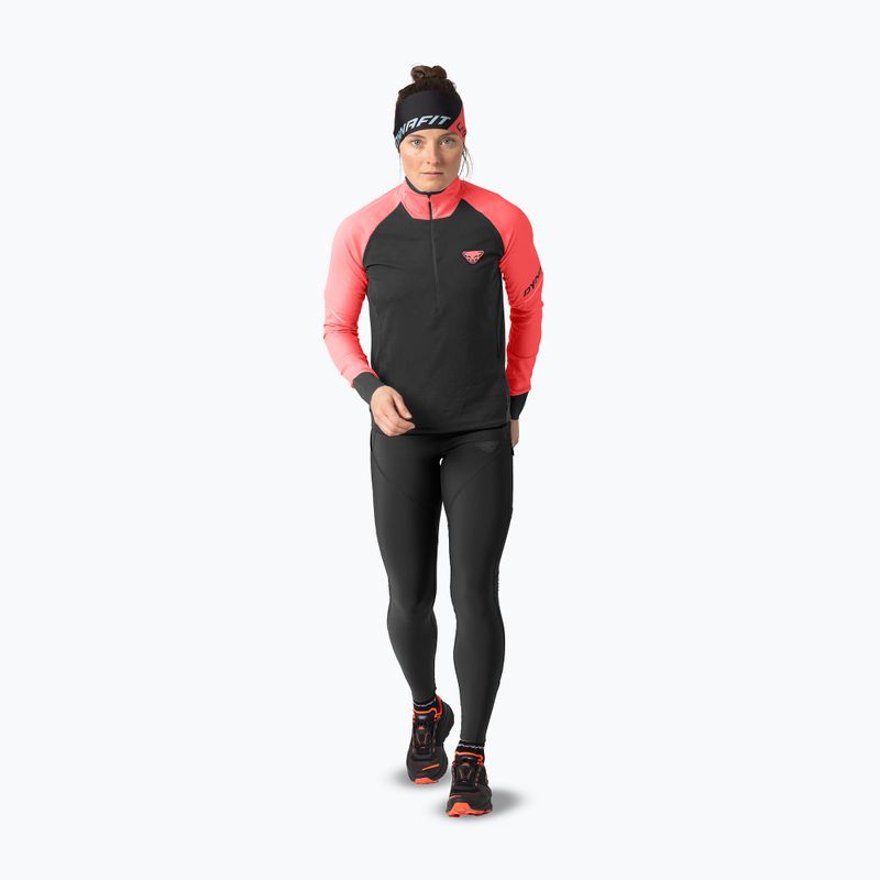Bluză de alergare pentru femei DYNAFIT Alpine 1/2 Zip Tee ultra coral/0910 2