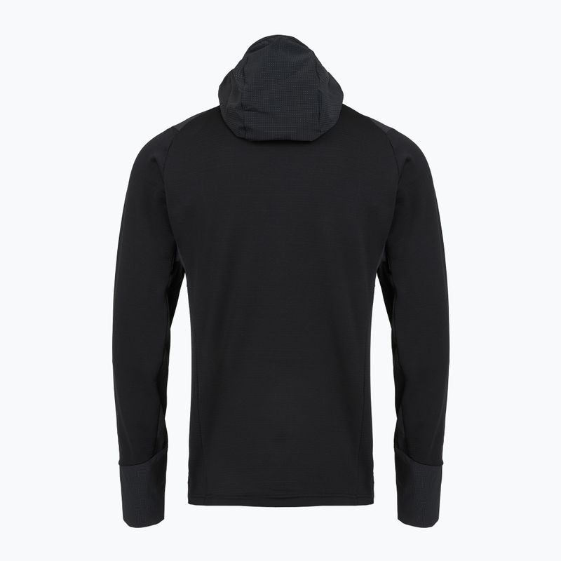 Bluză de trekking pentru bărbați Salewa Agner PL Hooded black out 2