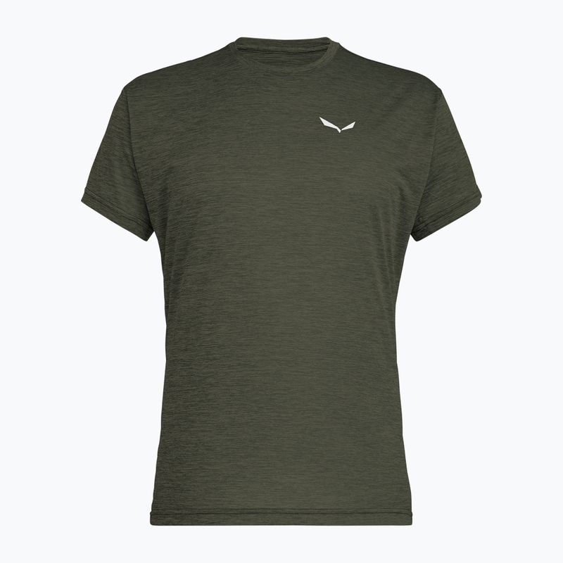 Tricou bărbați Salewa Puez Melange Dry faded green melange