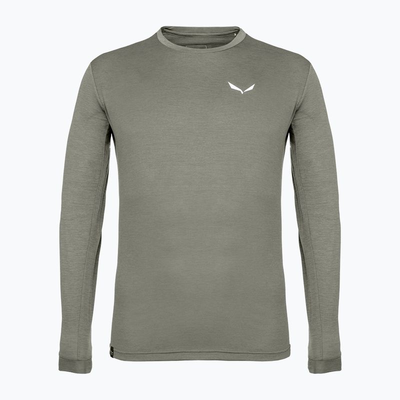 Longsleeve pentru bărbați Salewa Puez Melange Dry faded green melange