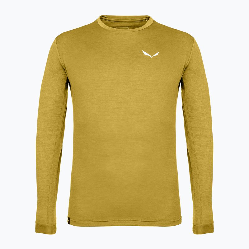 Longsleeve pentru bărbați Salewa Puez Melange Dry olive oil melange