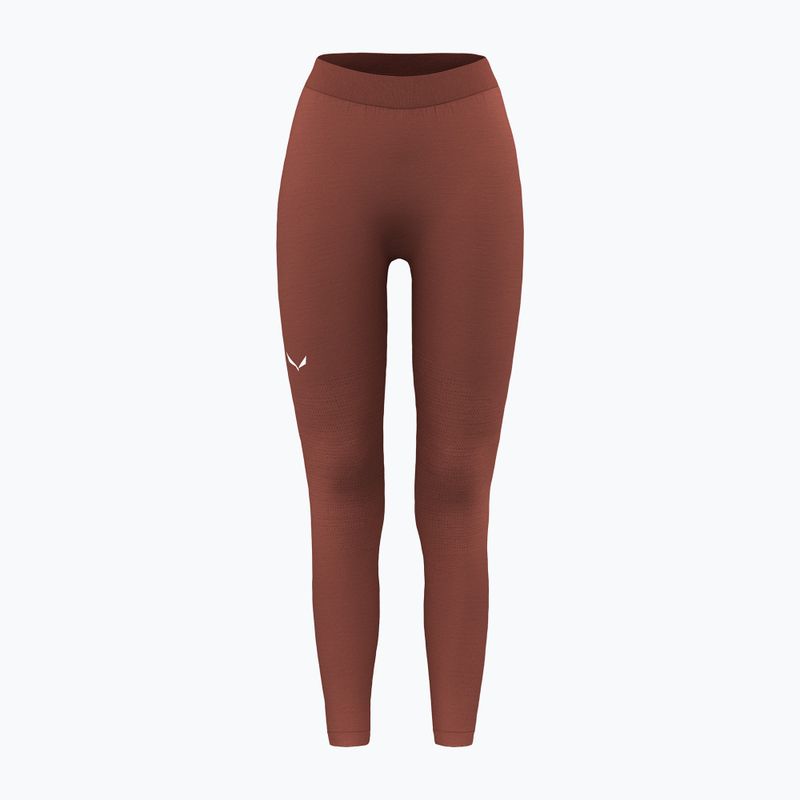 Pantaloni termoactivi pentru femei Salewa Zebru Medium Warm AMR etruscan red