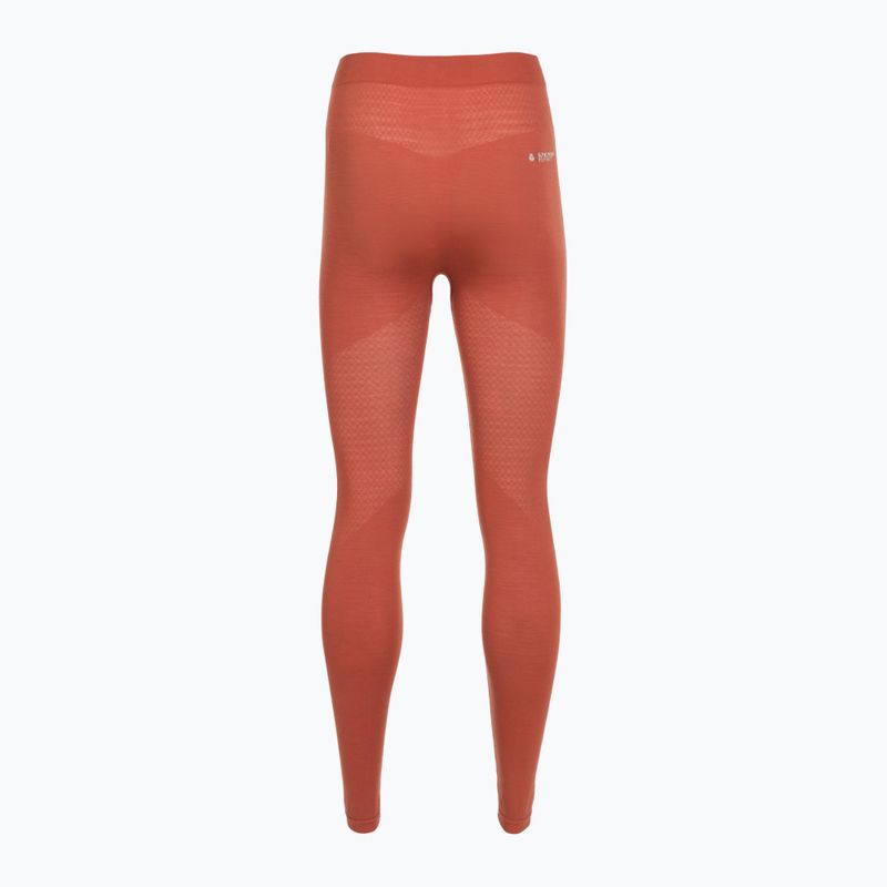 Pantaloni termoactivi pentru femei Salewa Zebru Medium Warm AMR etruscan red 2