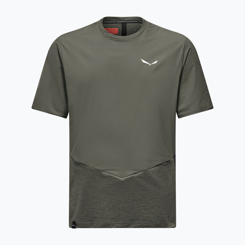 Tricou pentru bărbați Salewa Pedroc Dry Wind faded green 7