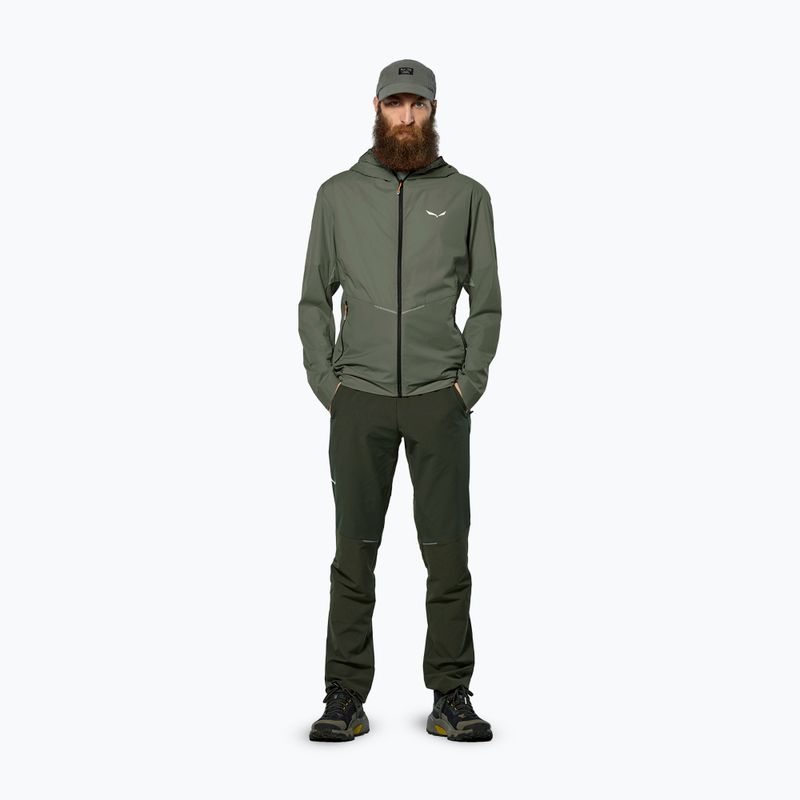 Geacă de vânt pentru bărbați Salewa Pedroc Wind Hood faded green 2