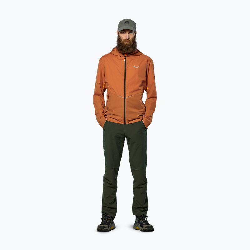 Geacă de vânt pentru bărbați Salewa Pedroc Wind Hood bombay brown 2
