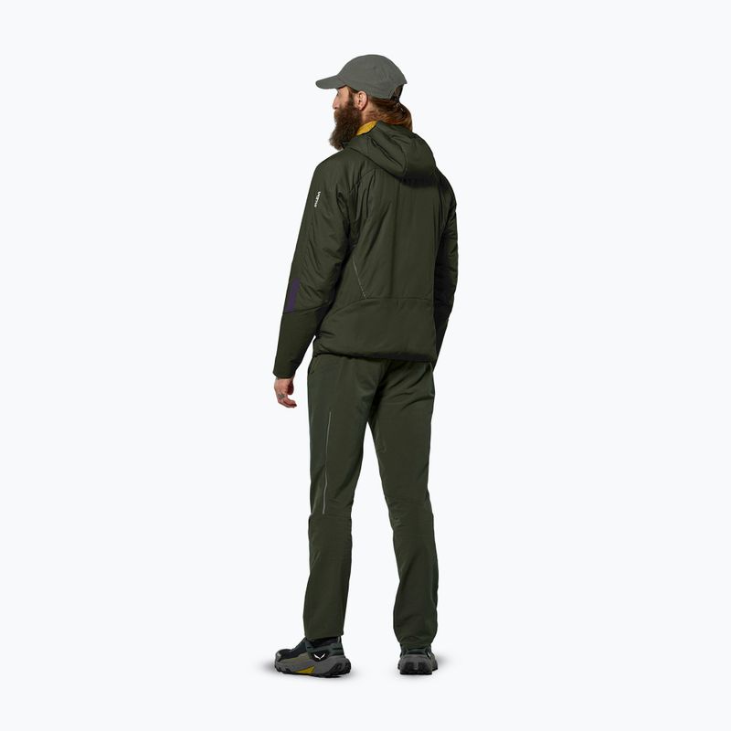Geacă hibrid pentru bărbați Salewa Pedroc Tirol Wool Air Hybrid dark olive 3
