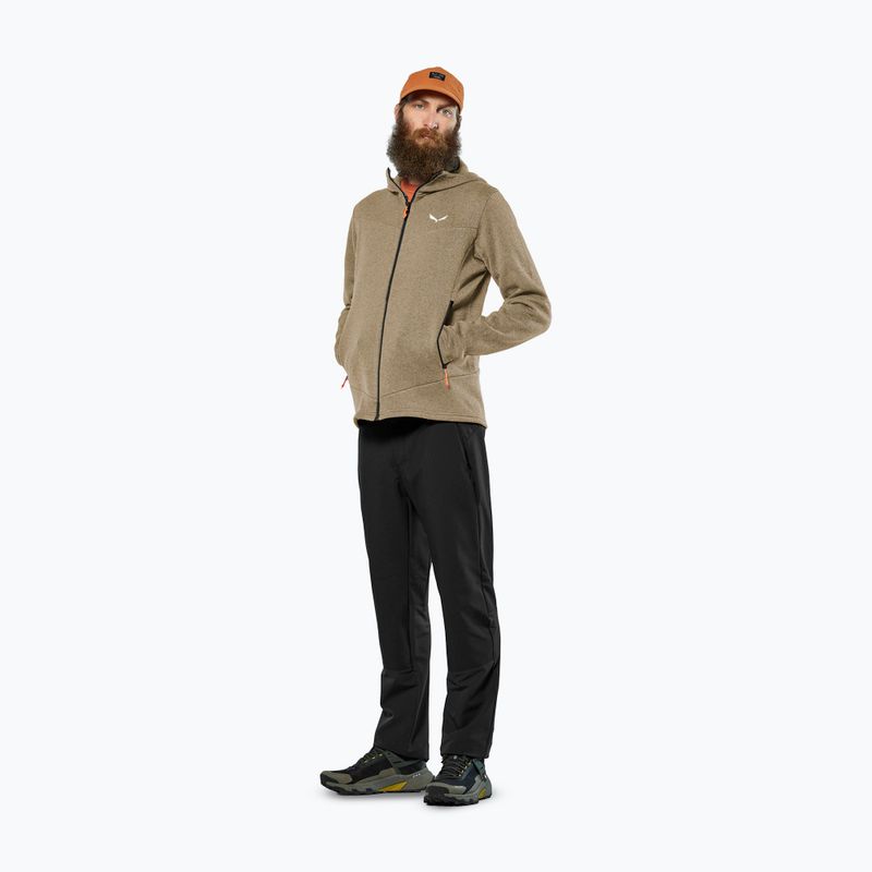 Bluză de trekking pentru bărbați Salewa Puez Rocca Polarlite Hood quicksand 2