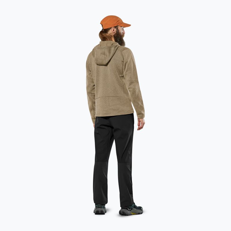 Bluză de trekking pentru bărbați Salewa Puez Rocca Polarlite Hood quicksand 3