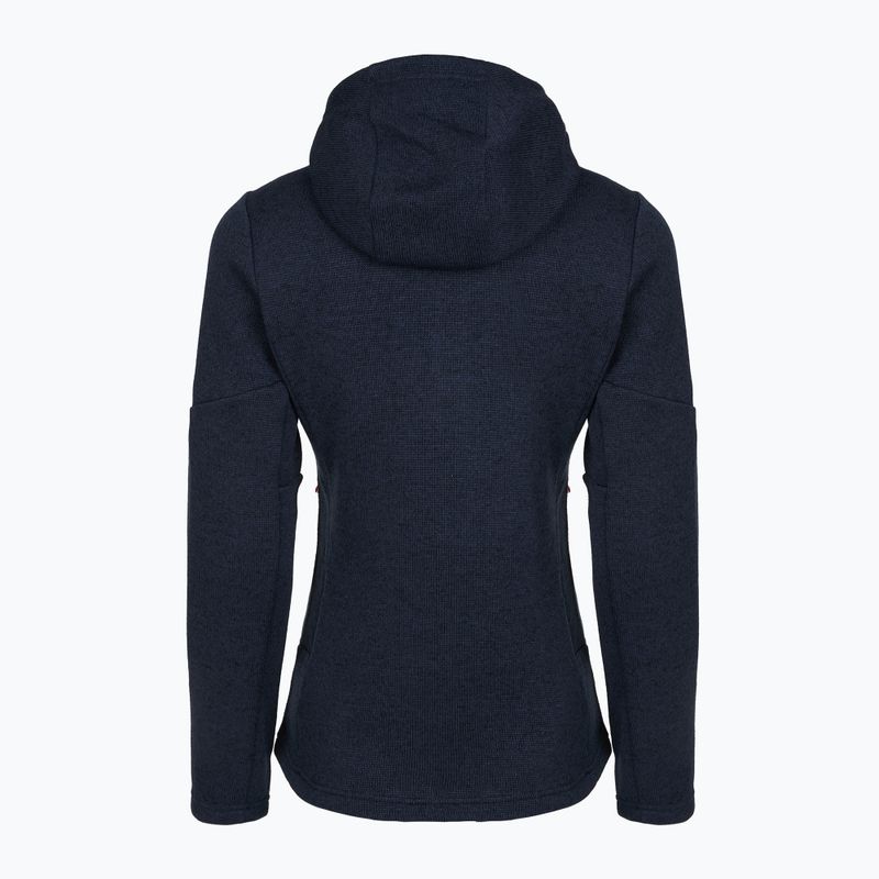 Bluză de trekking pentru bărbați Salewa Puez Rocca Polarlite Hood navy blazer 2