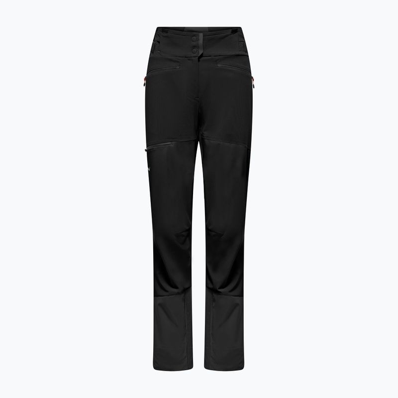 Pantaloni de trekking pentru femei Salewa Ortles Duratretch/Stormwall black out 6