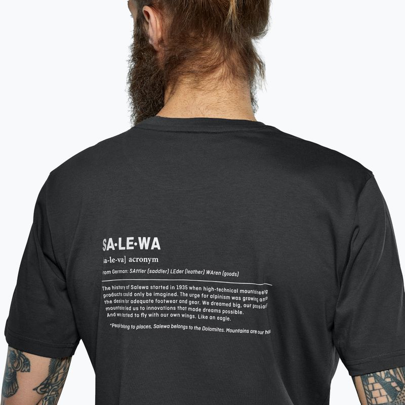 Tricou pentru bărbați Salewa Eagle Vocab black out 4