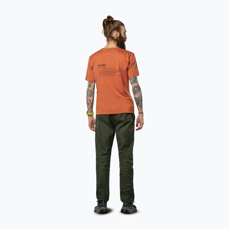 Tricou pentru bărbați Salewa Eagle Vocab bombay brown 3