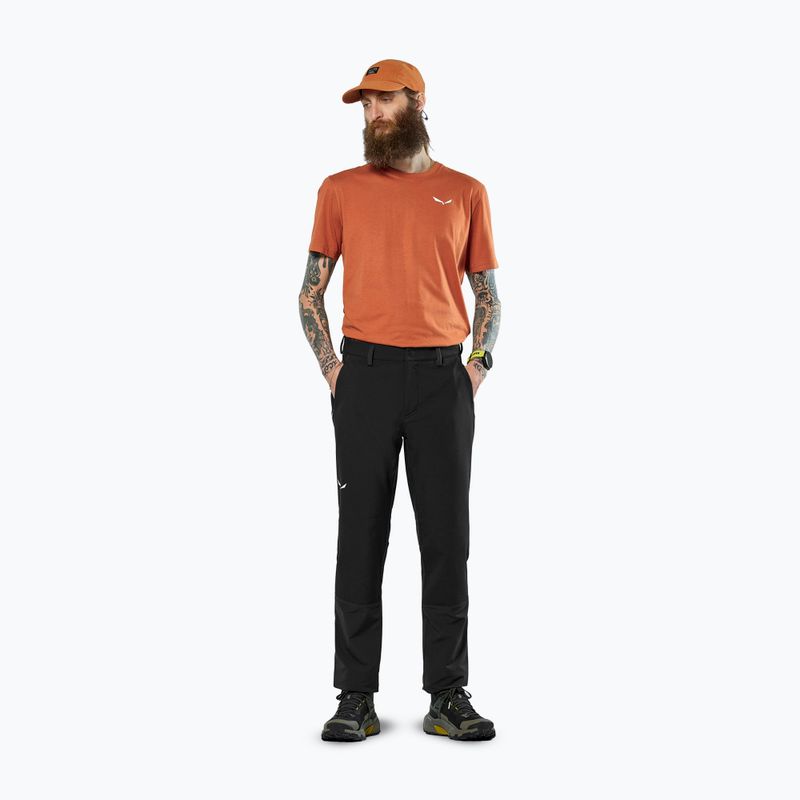 Pantaloni softshell pentru bărbați Salewa Puez Dolomia 2 black out 2
