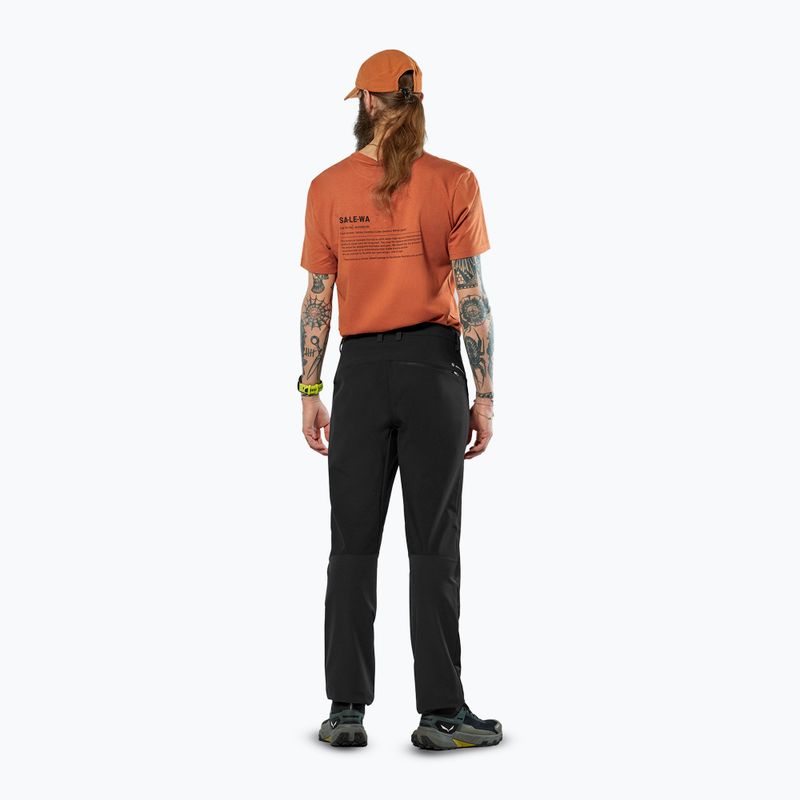 Pantaloni softshell pentru bărbați Salewa Puez Dolomia 2 black out 3