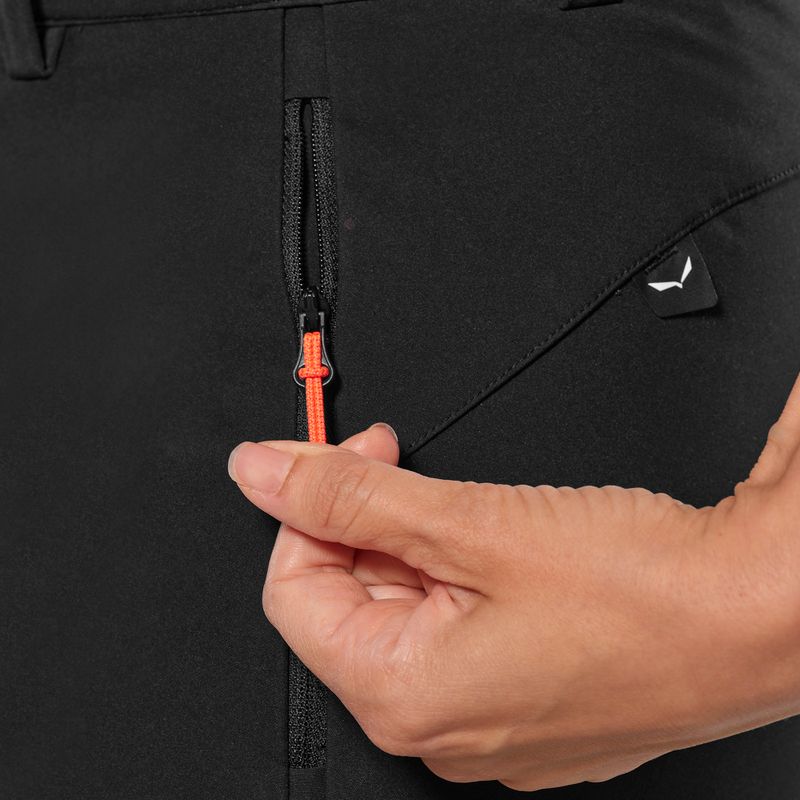 Pantaloni softshell pentru femei Salewa Puez Dolomia 2 black out 5