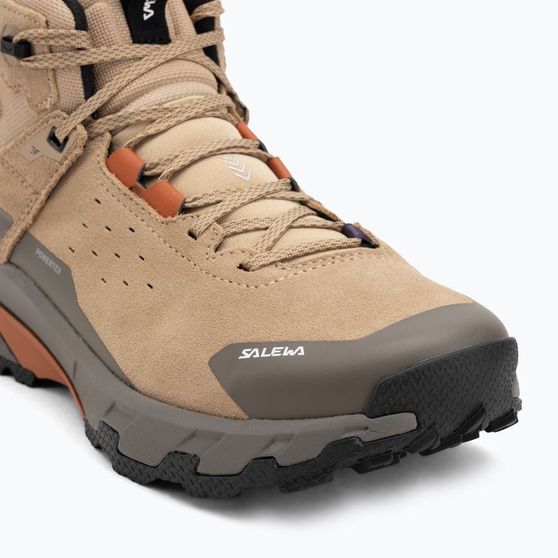 Încălțăminte de trekking pentru bărbați Salewa Pedroc 2 Leather Mid PTX quicksand/bungee cord 7