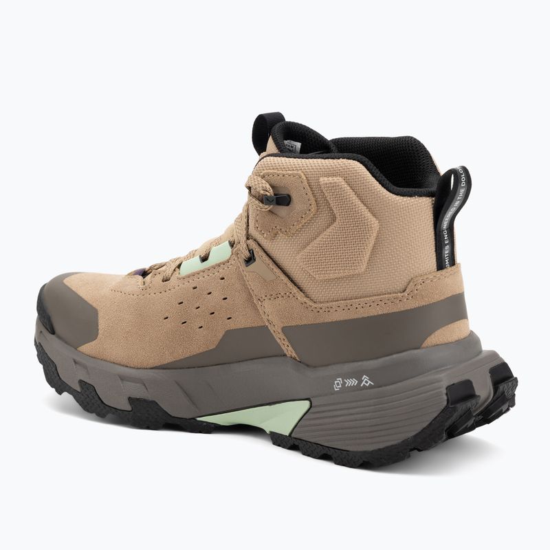 Încălțăminte de trekking pentru femei Salewa Pedroc 2 Leather Mid PTX quicksand/bungee cord 3