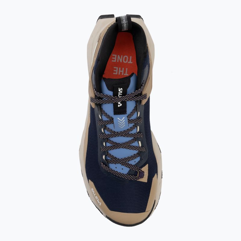 Încălțăminte de drumeție pentru femei Salewa Pedroc 2 Mid PTX navy blazer/quicksand 5